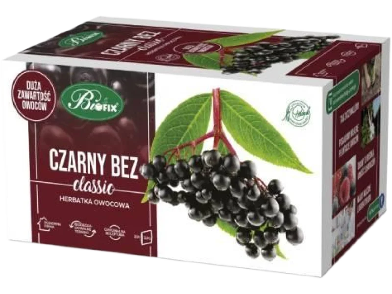 BiFix Classic Herbata owocowa Czarny bez, saszetki