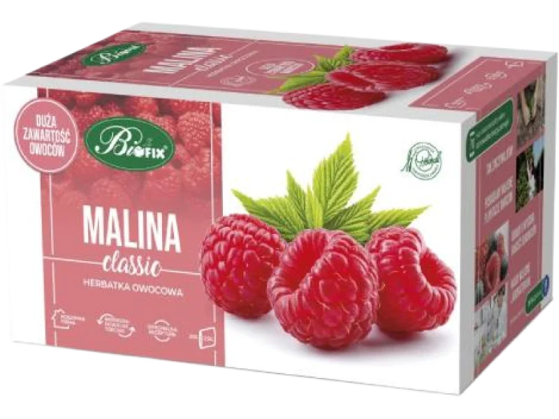 BiFix Classic Herbatka owocowa Malina, zioła do zaparzania