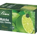 BiFix Herbata matcha z miętą i limonką, zioła do zaparzania