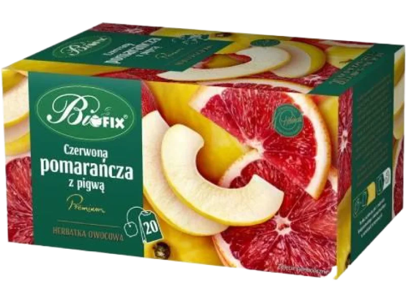 BiFix Herbata owocowa Czerwona pomarańcza z pigwą, zioła do zaparzania