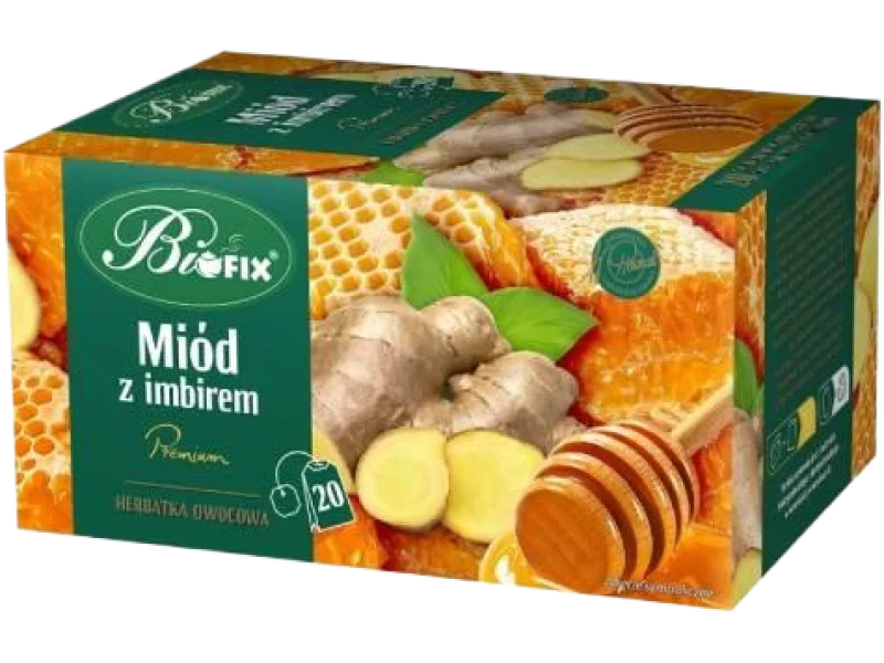 BiFix Herbata owocowa Miód z imbirem, saszetki