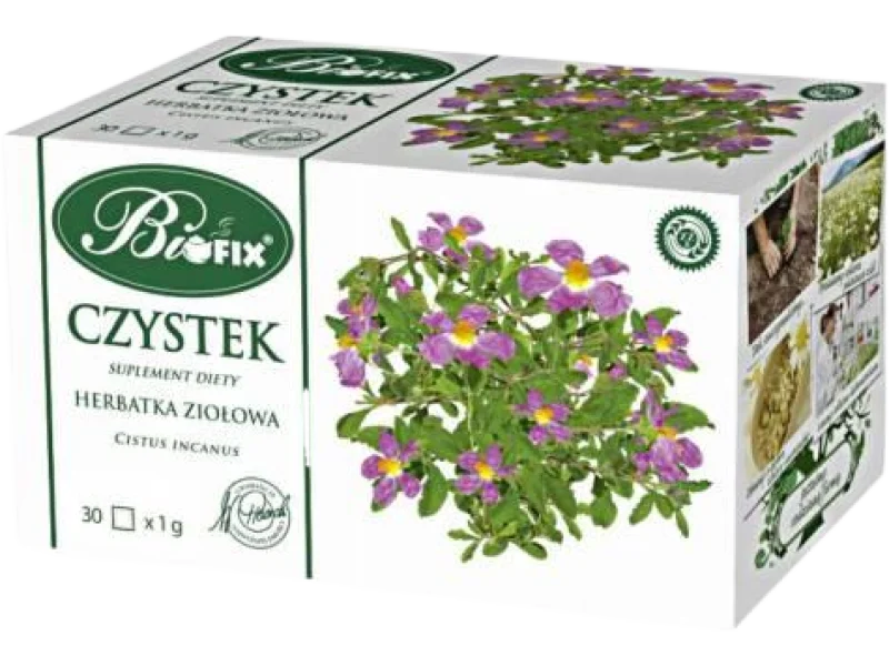 BiFix Herbata ziołowa Czystek, zioła do zaparzania, 1 g