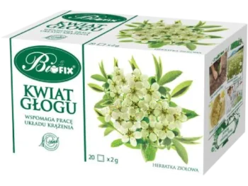 Zdjęcie produktu BiFix Herbatka ziołowa ekspresowa Kwiat Głogu, zioła do zaparzania