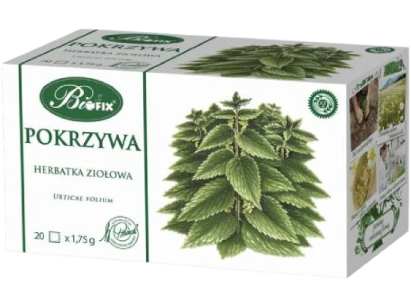 BiFix Herbatka ziołowa ekspresowa Pokrzywa, zioła do zaparzania, 1,75 g