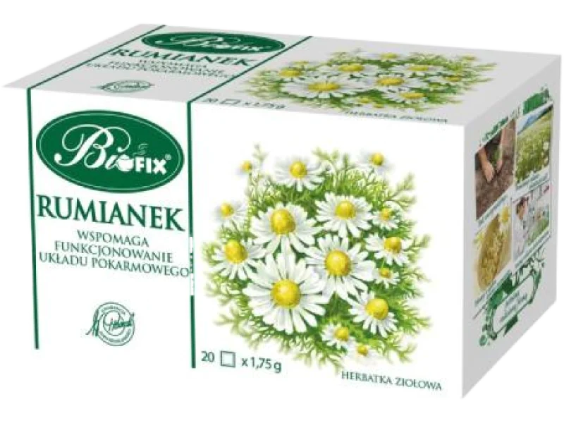 BiFix Herbatka ziołowa ekspresowa Rumianek, zioła do zaparzania
