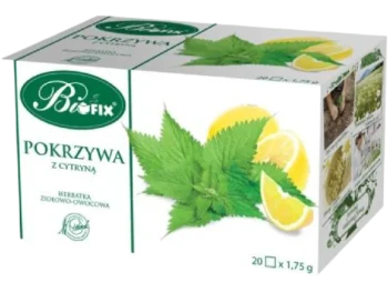 Zdjęcie produktu BiFix Herbatka ziołowo-owocowa ekspresowa Pokrzywa z cytryną, zioła do zaparzania