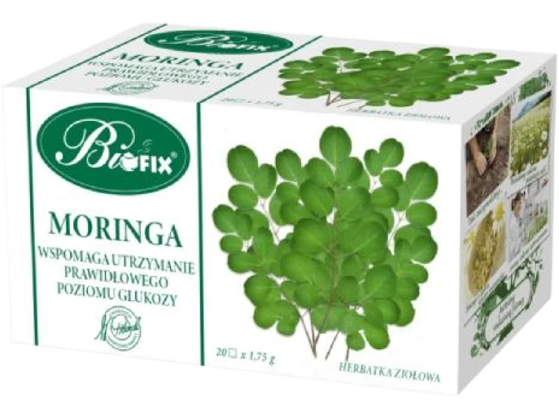 BiFix Moringa Herbatka ziołowa ekspresowa, zioła do zaparzania