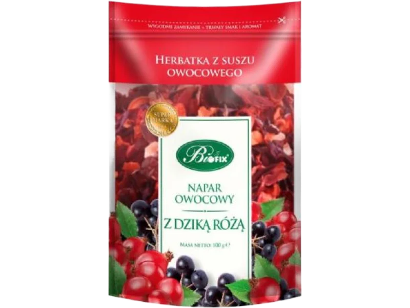 BiFix Napar owocowy z dziką różą, zioła do zaparzania