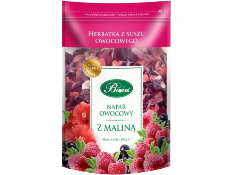 BiFix Napar owocowy z maliną, zioła do zaparzania