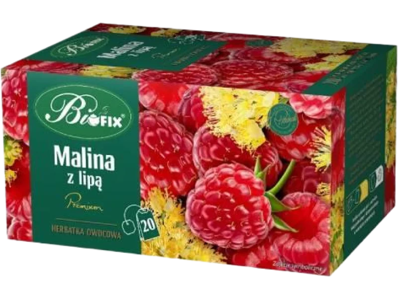 BiFix Premium Herbata owocowa malina z lipą, saszetki