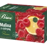 BiFix Premium Herbatka owocowa ekspresowa malina z cytryną, saszetki