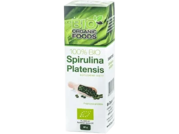 Zdjęcie produktu BIO ORGANIC FOODS 100% BIO Spirulina Platensis, tabletki, 250 mg