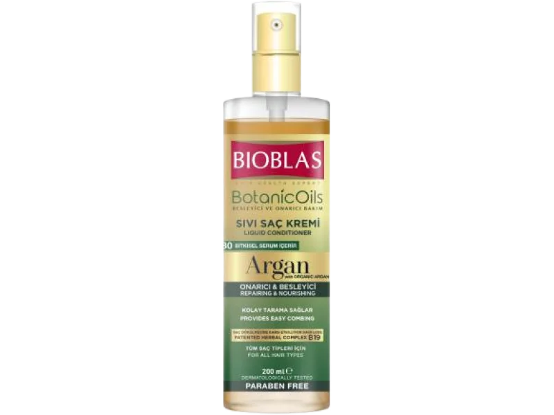 BIOBLAS Botanic Oils Arganowa odżywka regenerująca do pielęgnacji włosów, spray