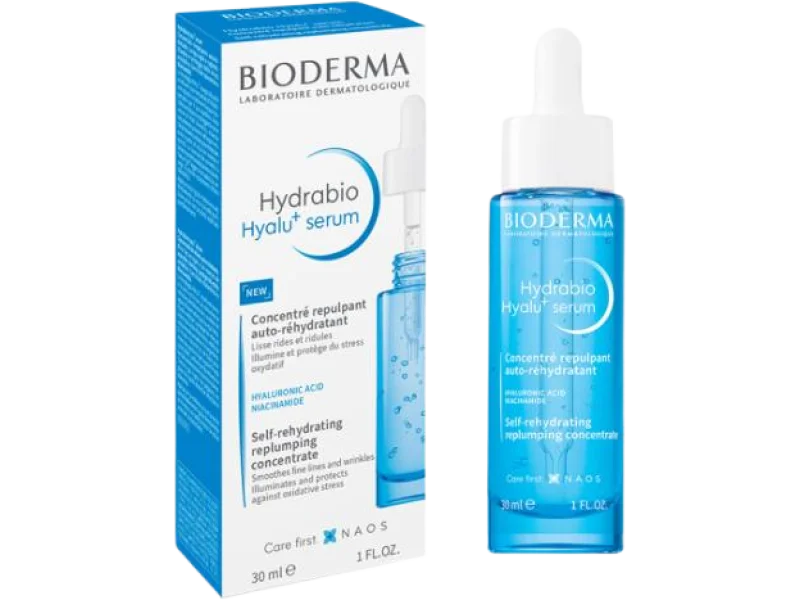 BIODERMA HYDRABIO Hyalu+ Nawilżające serum przeciwzmarszczkowe
