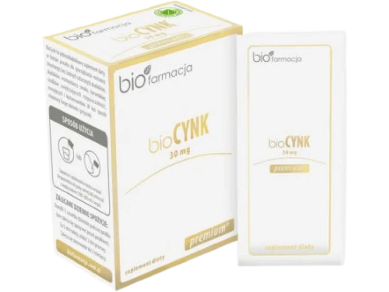 BIOFARMACJA Bio Cynk 30mg, saszetki, 30 mg