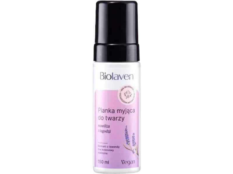 BIOLAVEN Pianka myjąca do twarzy