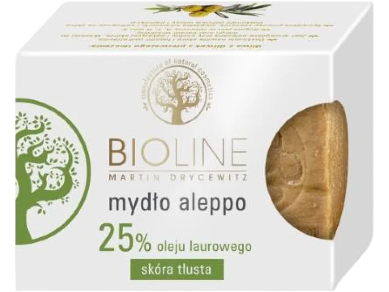 BIOLINE Mydło aleppo 25% oleju laurowego