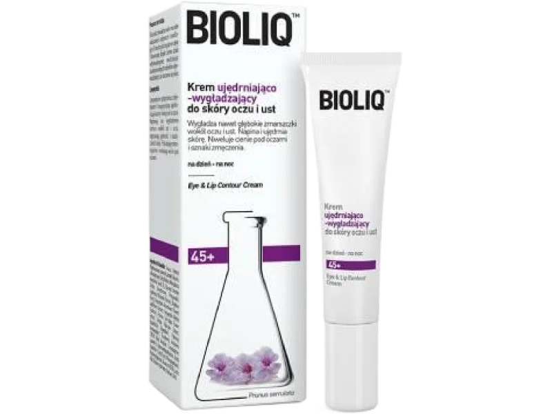 BIOLIQ 45+ Krem ujędrniająco-wygładzający na okolice oczu i ust
