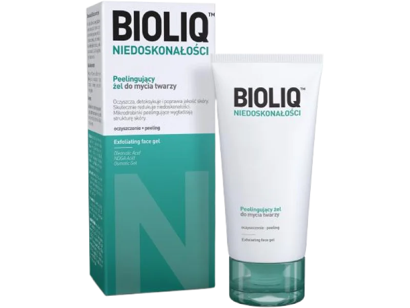 BIOLIQ NIEDOSKONAŁOŚCI Peelingujący żel do mycia twarzy