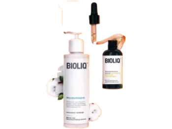 Zdjęcie produktu BIOLIQ Pro Zestaw: Serum z witaminą C + Mleczko micelarne KRÓTKA DATA, serum,mleczko