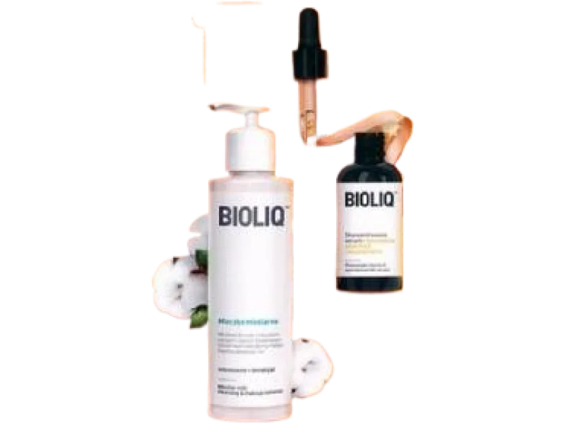 BIOLIQ Pro Zestaw: Serum z witaminą C + Mleczko micelarne KRÓTKA DATA, serum,mleczko