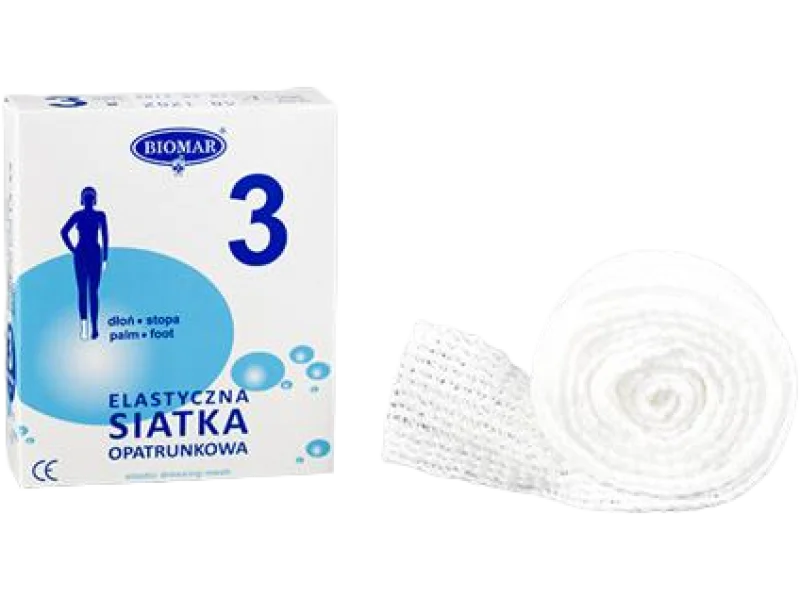 BIOMAR Siatka elastyczna Nr 3, opatrunek