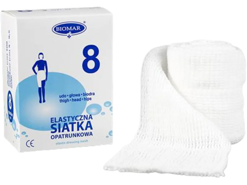 BIOMAR Siatka elastyczna Nr 8, opatrunek