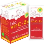 BIOPHARMACIA Bio VIT C + Zn Naturalna Witamina C i Organiczny cynk, saszetki
