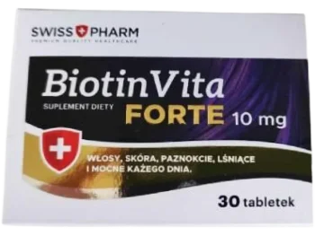 Zdjęcie produktu BiotinVita Forte 10 mg, tabletki, 10 mg