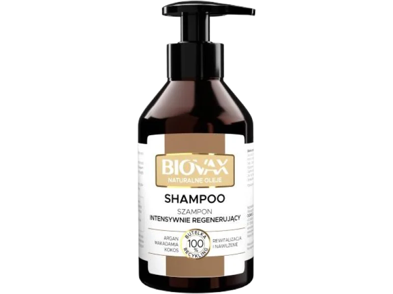 BIOVAX ARGAN MAKADAMIA KOKOS Szampon Intensywnie regenerujący Naturalne Oleje