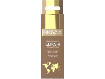 Zdjęcie produktu Biovax Eliksir nawilżający do włosów argan makadamia kokos, olejek