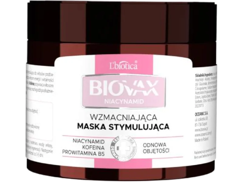 BIOVAX Niacynamid Wzmacniająca maska stymulująca