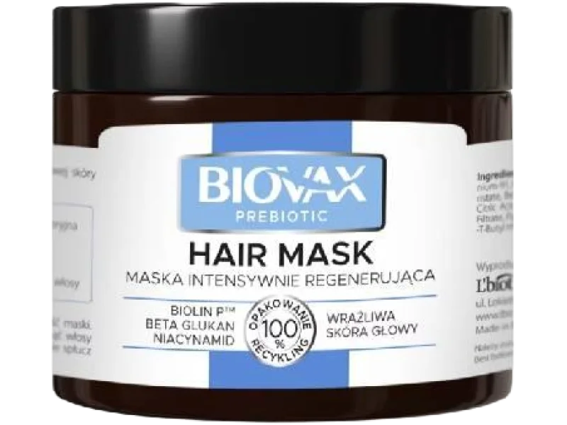 BIOVAX PREBIOTIC Maska intensywnie regenerująca