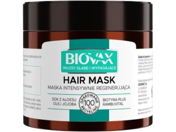 BIOVAX SŁABE WYPADAJĄCE Maseczka do włosów, maska