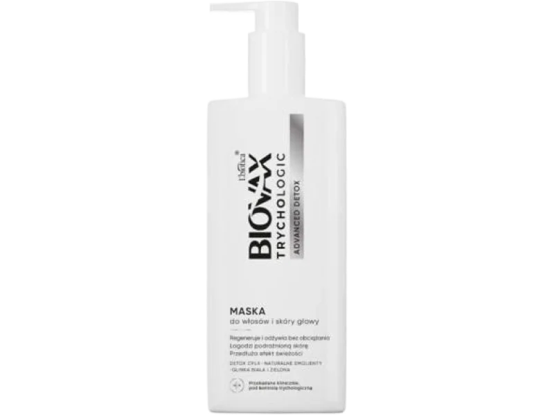 BIOVAX Trychologic Advanced Detox, maska
