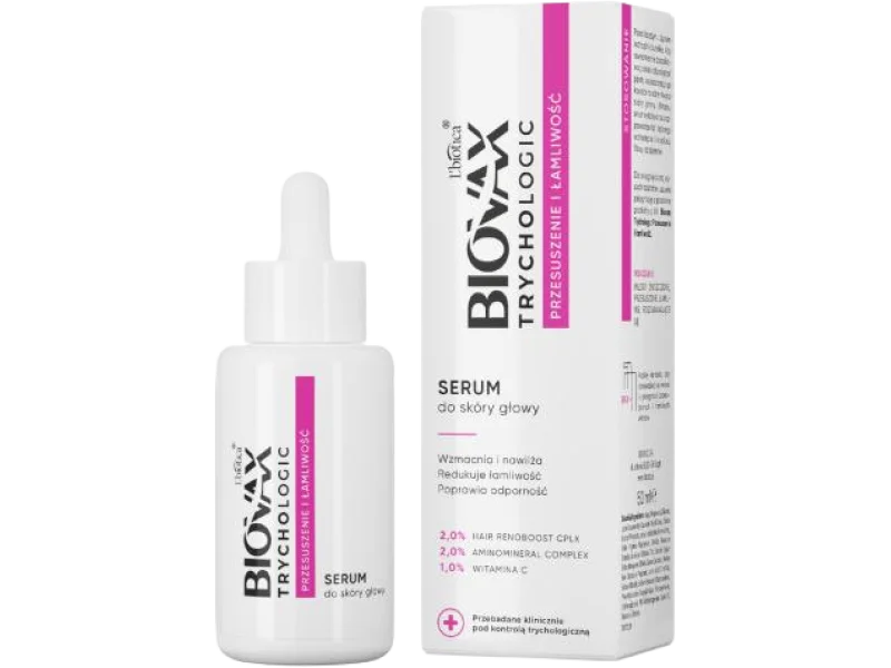 BIOVAX Trychologic Przesuszenie i Łamliwość, serum