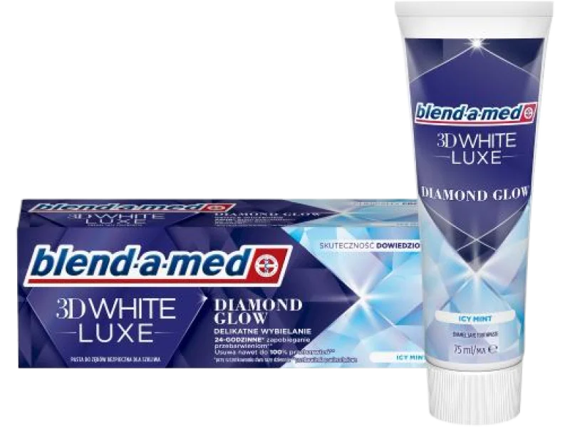 BLEND-A-MED 3D White Lux Diamond Glow Wybielająca pasta do zębów