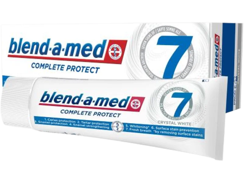 BLEND-A-MED Complete Protect 7 Crystal White, pasta do jamy ustnej