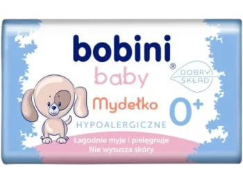 Zdjęcie produktu BOBINI BABY Hypoalergiczne mydełko dla dzieci, kostka