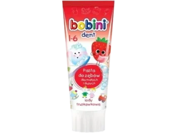 Zdjęcie produktu BOBINI DENT Pasta do zębów lody truskawkowe 1+, 500 ppm