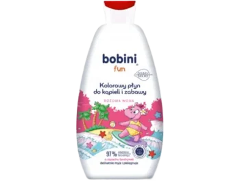 Zdjęcie produktu BOBINI FUN Kolorowy płyn do kąpieli i zabawy Różowa Woda