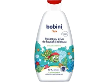 Zdjęcie produktu BOBINI FUN Kolorowy płyn do kąpieli i zabawy Zielona Woda