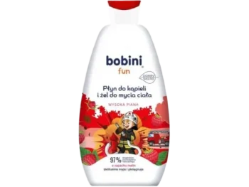 BOBINI FUN Płyn do kąpieli i żel do mycia ciała o zapachu malin