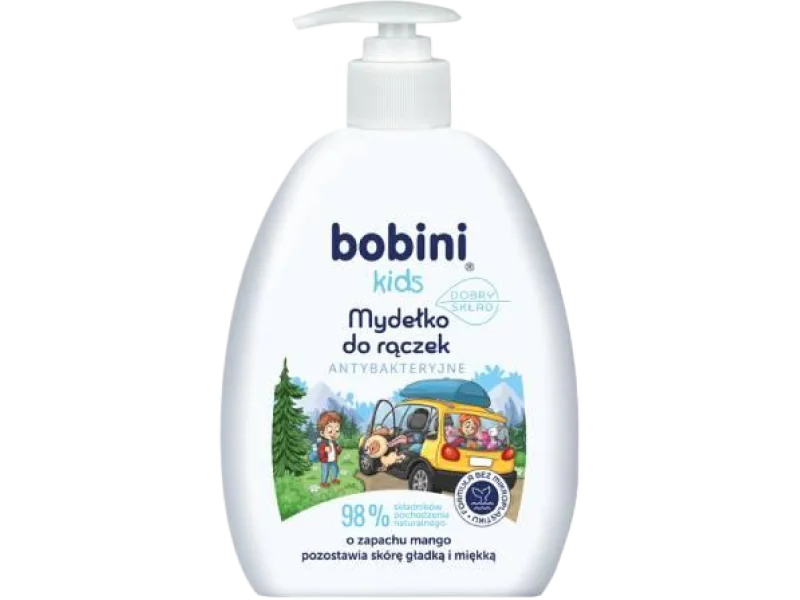 BOBINI KIDS Mydełko do rączek antybakteryjne o zapachu mango, płyn