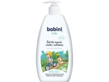 BOBINI KIDS Żel do mycia ciała i włosów – hypoalergiczny, żel