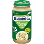 BoboVita białe warzywa z indykiem w sosie 15m+, obiadek