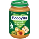 BoboVita brzoskwinie jabłka banany i kiwi po 6 miesiącu, przecier