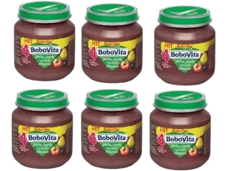 BoboVita Jabłka jagody i gruszki Williamsa po 4 miesiącu