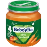 BoboVita jabłka z marchewką po 4 miesiącu, przecier
