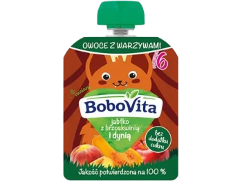 Zdjęcie produktu BoboVita jabłko z brzoskwinią i dynią po 6 miesiącu, mus